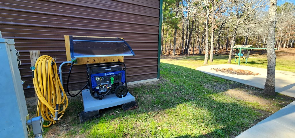 Generator wired to home